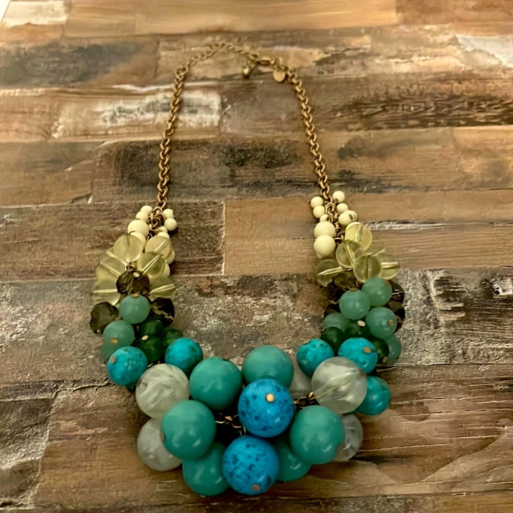 Lia Sophia ocean colored necklace